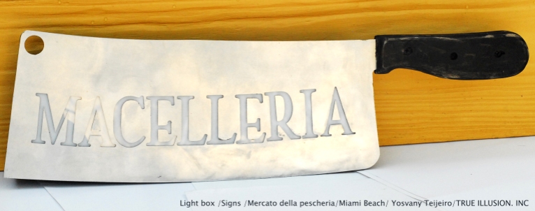 LIGHT BOX / SIGNS / MERCATO DELLA PESCHERIA / MIAMI BEACH